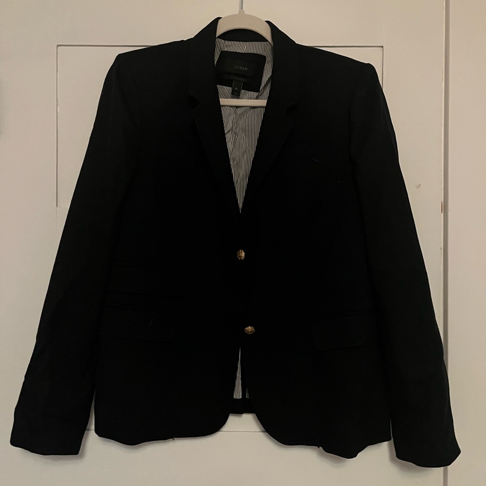 JCrew navy Schoolboy Blazer